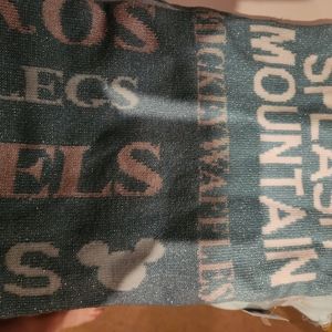 Disney landmark and food scarf